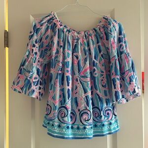 Lily Pulitzer half sleeve top